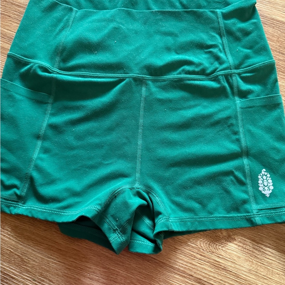 FP Movement by Free People Teal Bike Shorts